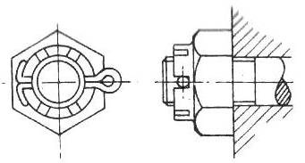 Slotted Nut (Castle)